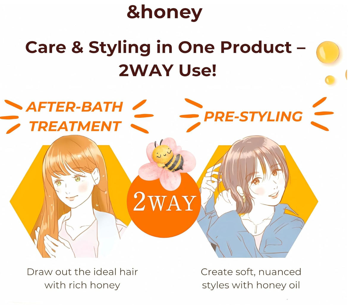 &honey Deep Moist Hair Oil 100ml