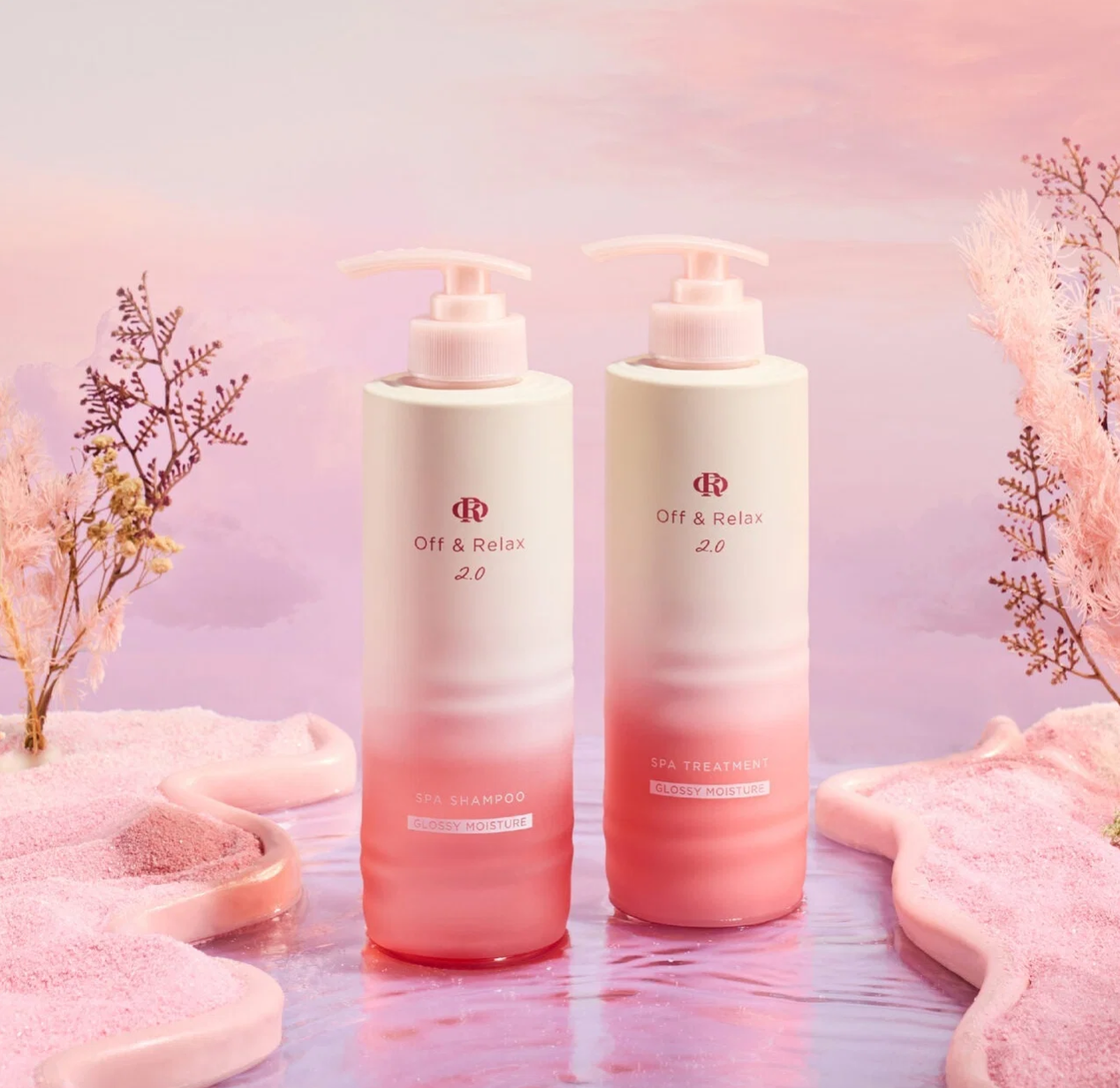OFF RELAX Spa Shampoo Glossy Moisture 460ml