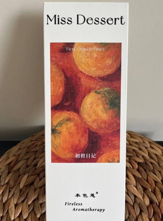 Miss Dessert First Orange Diary Reed Diffuser