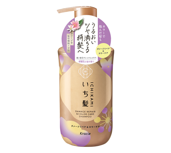 Kracie ICHIKAMI Damage Repair & Color Care Shampoo 450mL