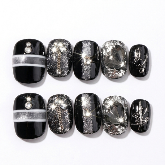Midnight Glamour Nail Set
