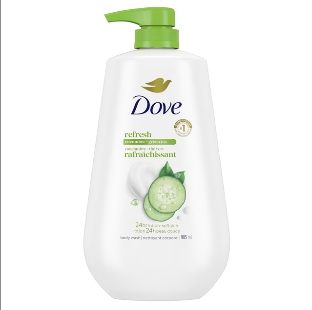 DOVE Body Wash Cucumber & Green Tea 900ml