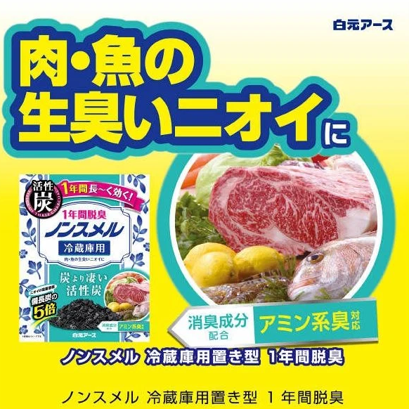 EARTH Charcoal Refrigerator Deodorizer Lasts 1 Year