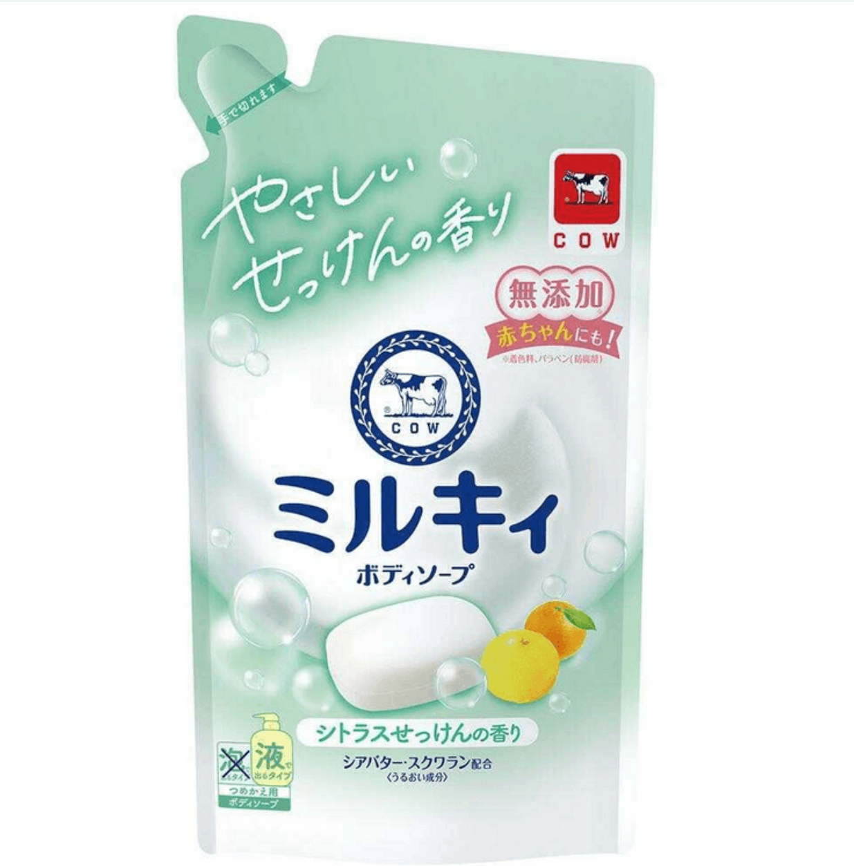Milky Body Soap Citrus Soap Scent Refill [360ml]