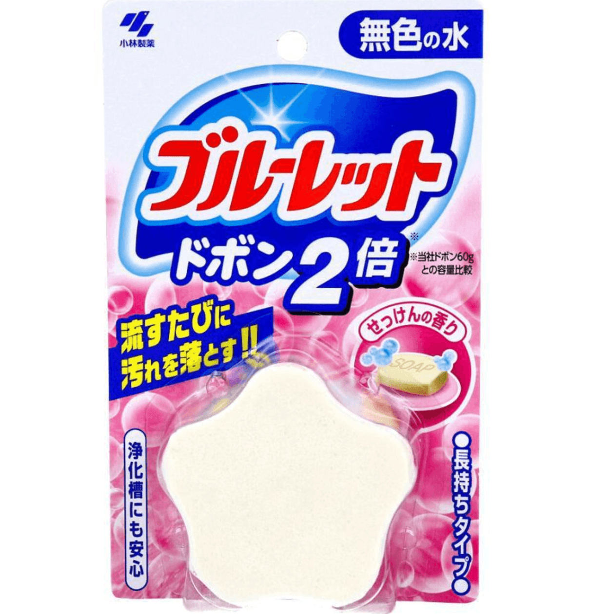 Toilet water tank toilet block 120g clear soap