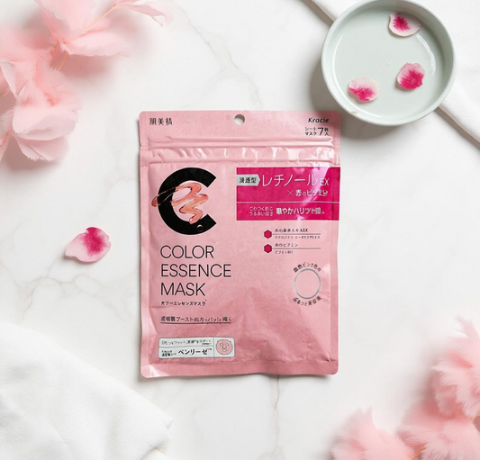 Kracie Hadabisei Color Essence Mask Pink