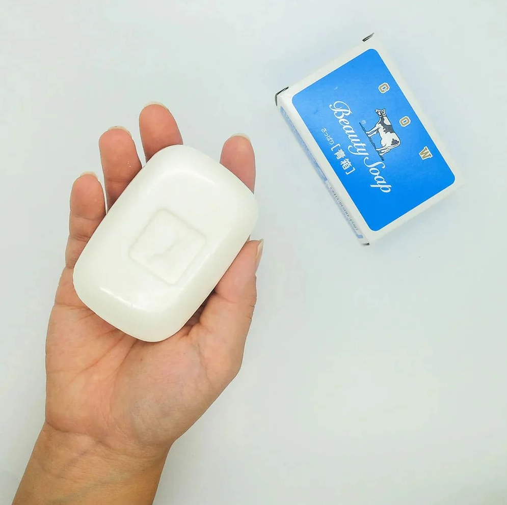 Cow Brand Beauty Soap Blue 6 Pieces