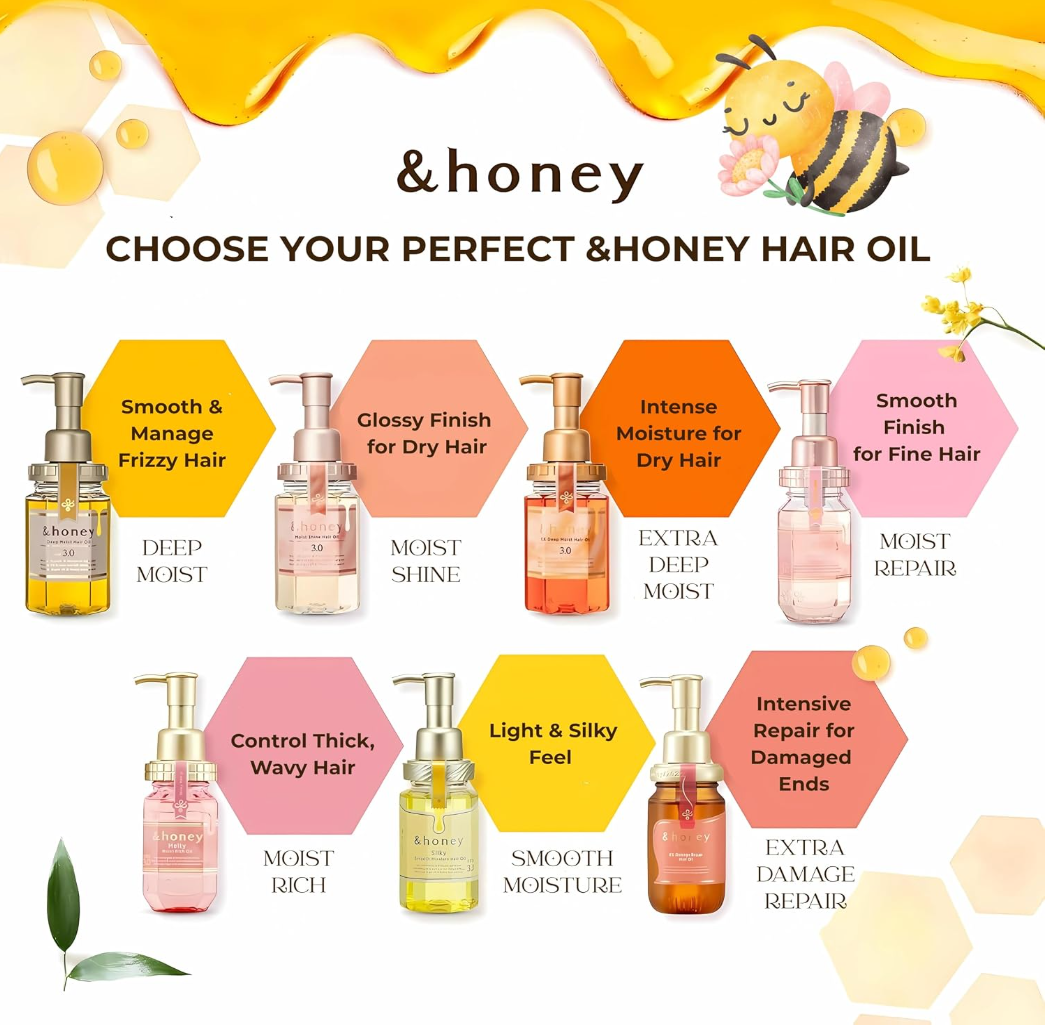 &honey Deep Moist Hair Oil 100ml