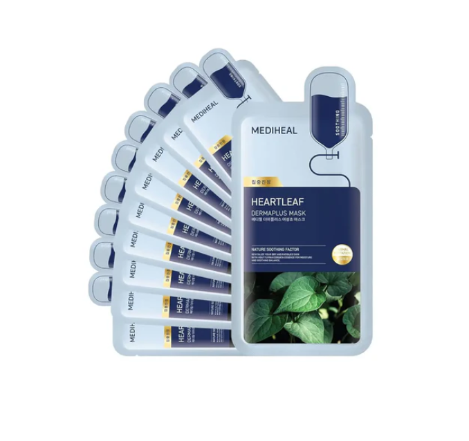 MEDIHEAL  Dermaplus Heartleaf Mask (10)