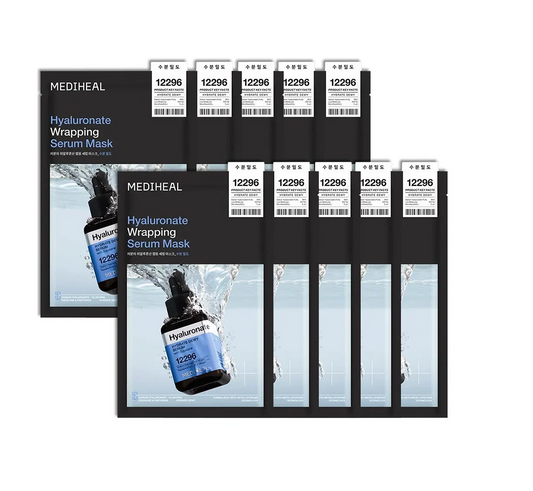 MEDIHEAL  Hyaluronate Wrapping Serum Mask (10)