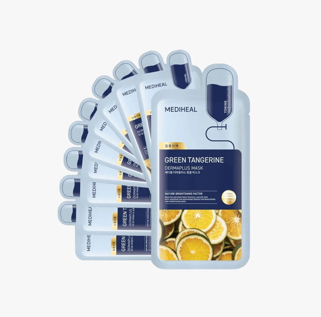 MEDIHEAL Dermaplus Green Tangerine Mask (10)
