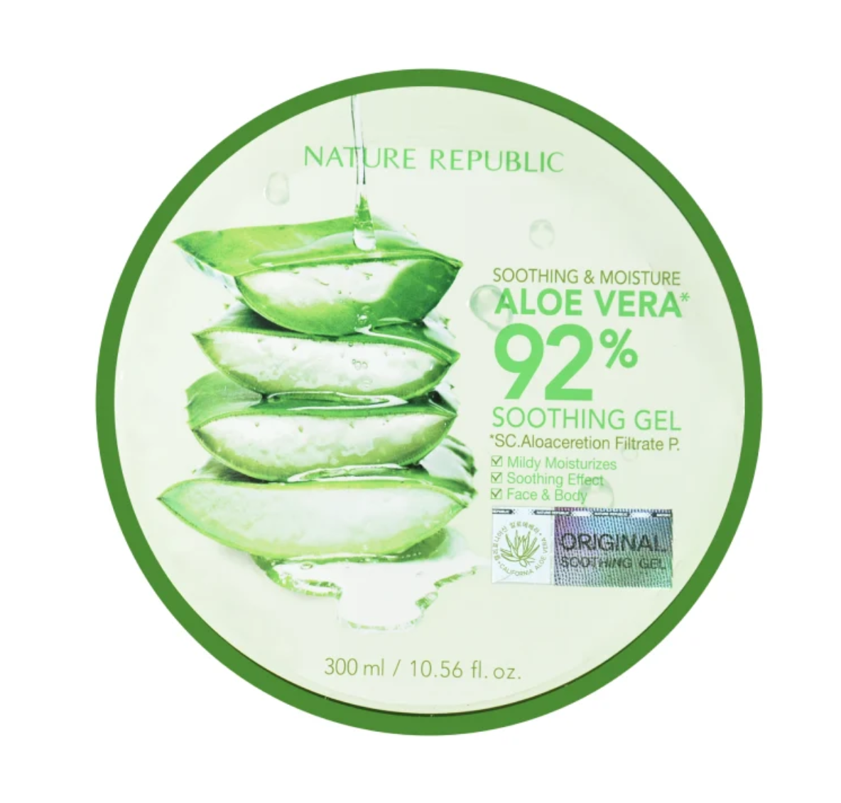 NATURE REPUBLIC -- Soothing & Moisture Aloe Vera Soothing Gel 300ml