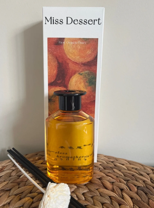 Miss Dessert First Orange Diary Reed Diffuser