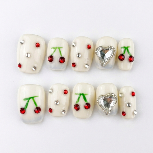 Kit d'Ongles Cherry Delight Petit