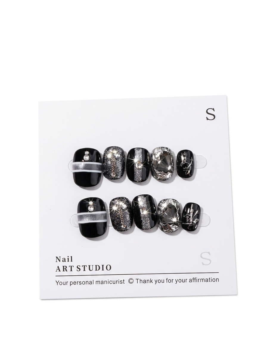 Midnight Glamour Nail Set