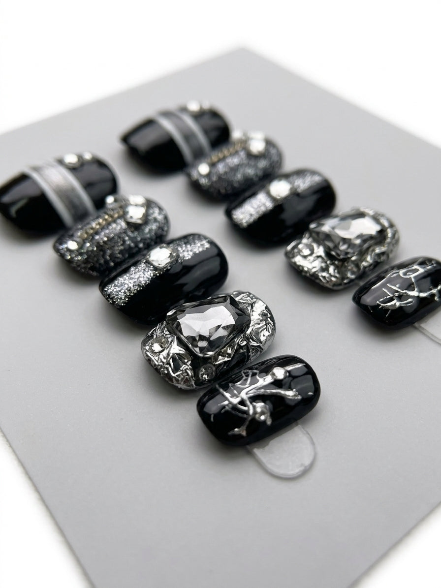 Midnight Glamour Nail Set