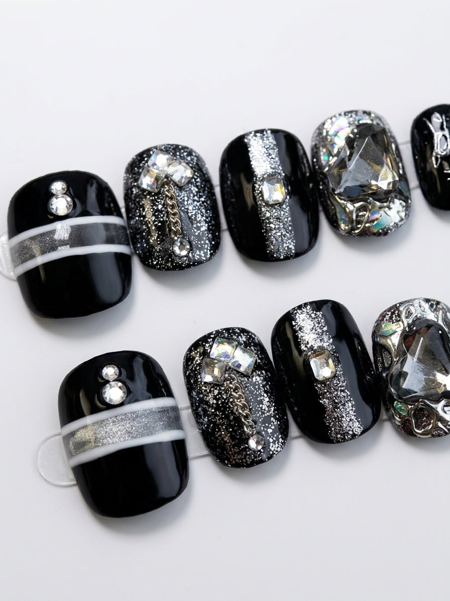 Midnight Glamour Nail Set