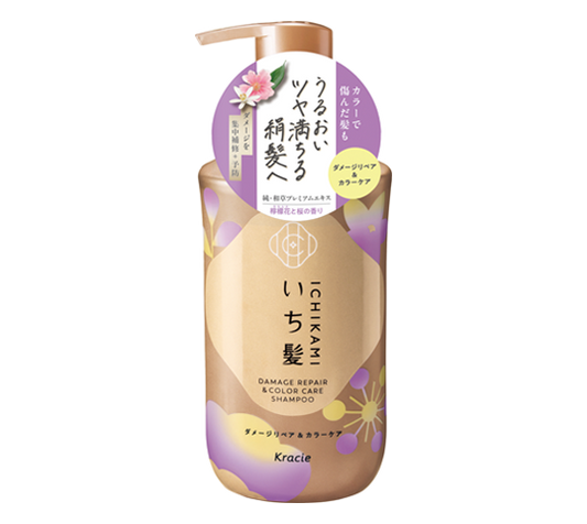 Kracie ICHIKAMI Damage Repair & Color Care Shampoo 450mL